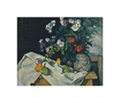 Fleurs dans un Pot de Gingembre et Fruits by Paul Cezanne