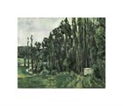 Poplars, 1879-1880 by Paul Cezanne