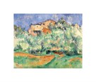 The Farm of Bellevue with Dovecote by Paul Cezanne