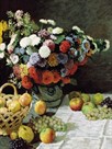 Still Life with Flowers and Fruit, 1869 by Claude Monet