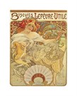 Biscuits Lefevre-Utile, 1897 by Alphonse Mucha