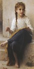The Young Seamstress by William Adolphe Bouguereau