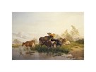 Cows in the Water Meadows by Thomas Cooper