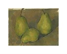 Three Pears, 1878-1879 by Paul Cezanne