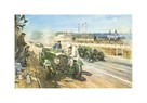 Bentleys at Le Mans, 1929 by Terence Cuneo