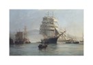 Chinese Port - Morning Departures by Montague Dawson