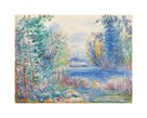 River Landscape, 1890 by Pierre Auguste Renoir