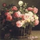 Basket of Roses - Detail by Hans Looscher
