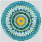 Mandala Floral - Aqua by Sam Kemp
