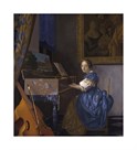 Lady Seated at a Virginal by Jan Vermeer
