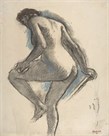 Bather Sponging Her Knee by Edgar Degas