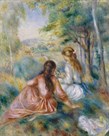 In the Meadow by Pierre Auguste Renoir