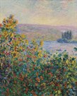 Flower Beds at Vetheuil, 1881 by Claude Monet