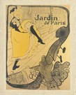 Jane Avril au Jardin de Paris by Henri de Toulouse-Lautrec