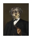 Cairn Terrier With A Pipe by Thierry Poncelet
