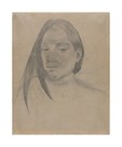 Head Of A Tahitian Woman by Paul Gauguin