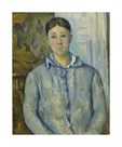 Madame Cézanne in Blue, 1885-87 by Paul Cezanne