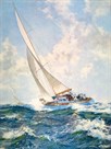 Ocean Racers by Montague Dawson