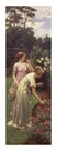Two Ladies Picking Flowers by Charles Haigh-Wood