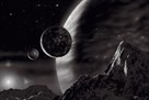Exoplanet - Noir by David A Hardy