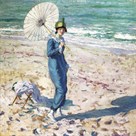On the Beach, 1913 by Frederick Carl Frieseke