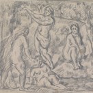 Study of Four Women Bathing, c.1879-1882 by Paul Cezanne