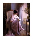 Young Woman Reading by a Window by Delfin Enjolras