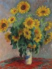 Bouquet of Sunflowers - Focus by Claude Monet