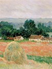 Haystack at Giverny - Focus by Claude Monet