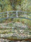 Bridge over a Pond of Water Lilies - Focus by Claude Monet