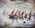 Sailing Boats, 1930 by L.S. Lowry