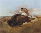 Buffalo Hunting by Charles Marion Russell
