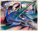 Dreaming Horse by Franz Marc