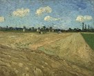 Ploughed Fields - The Furrows by Vincent Van Gogh