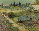 Garden At Arles by Vincent Van Gogh