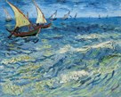 Seascape At Saintes-Maries, 1888 by Vincent Van Gogh
