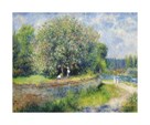 Chestnut Trees in Bloom by Pierre Auguste Renoir