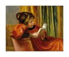 Girl Reading, 1890 by Pierre Auguste Renoir