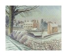 Vicarage in the Snow by Eric Ravilious