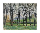 Chestnut Trees at Jas de Bouffan, c.1885-1886 by Paul Cezanne