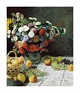 Still Life with Flowers and Fruit, 1869 by Claude Monet