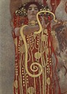 Hygieia (Detail from Medicine) by Gustav Klimt