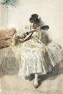 Girl Playing Mandolin, 1884 by Anders Zorn