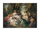 Winterhalter in Compiègne, the French Empress Eugénie and her ladies in charge by Thierry Poncelet