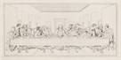 The Last Supper, from the South-West, 19th century by 19th Century English School