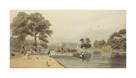 Buckingham Palace from St James's Park by Thomas Shotter Boys