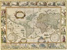 Map Of The World by Willem Janszoon Blaeu