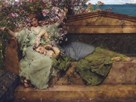 In a Rose Garden by Sir Lawrence Alma-Tadema