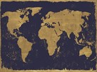 World Map - Luxe by Paul Duncan