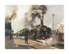 The Golden Arrow (La Fleche d'Or) by Terence Cuneo